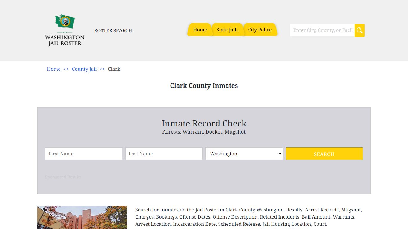 Clark County Inmates | Jail Roster Search